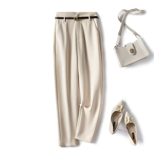 Pantalons cintrés taille haute pour femmes Chic und Stil 1750846601