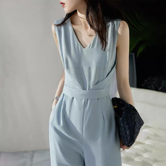 Combinaison élégant femme à col en V Chic und Stil