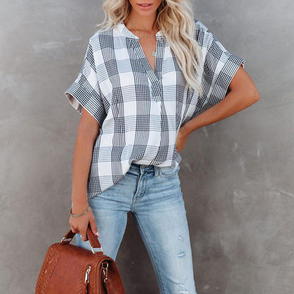Chemise boutonnée surdimensionnée pour femmes Chic und Stil