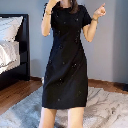 Robe A-Ligne Brodée pour Femmes Chic und Stil