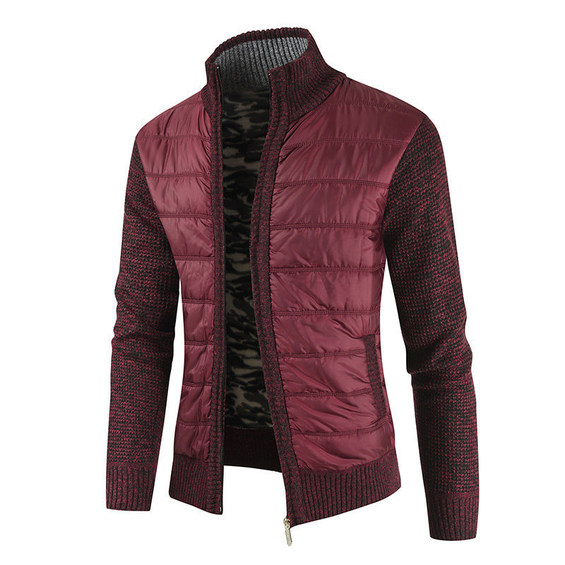 Functional jacket for men with modern high collar and innovative materials Chic and Style