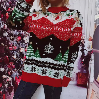 Pull femme de Noël avec design festif et coupe confortable Chic und Stil