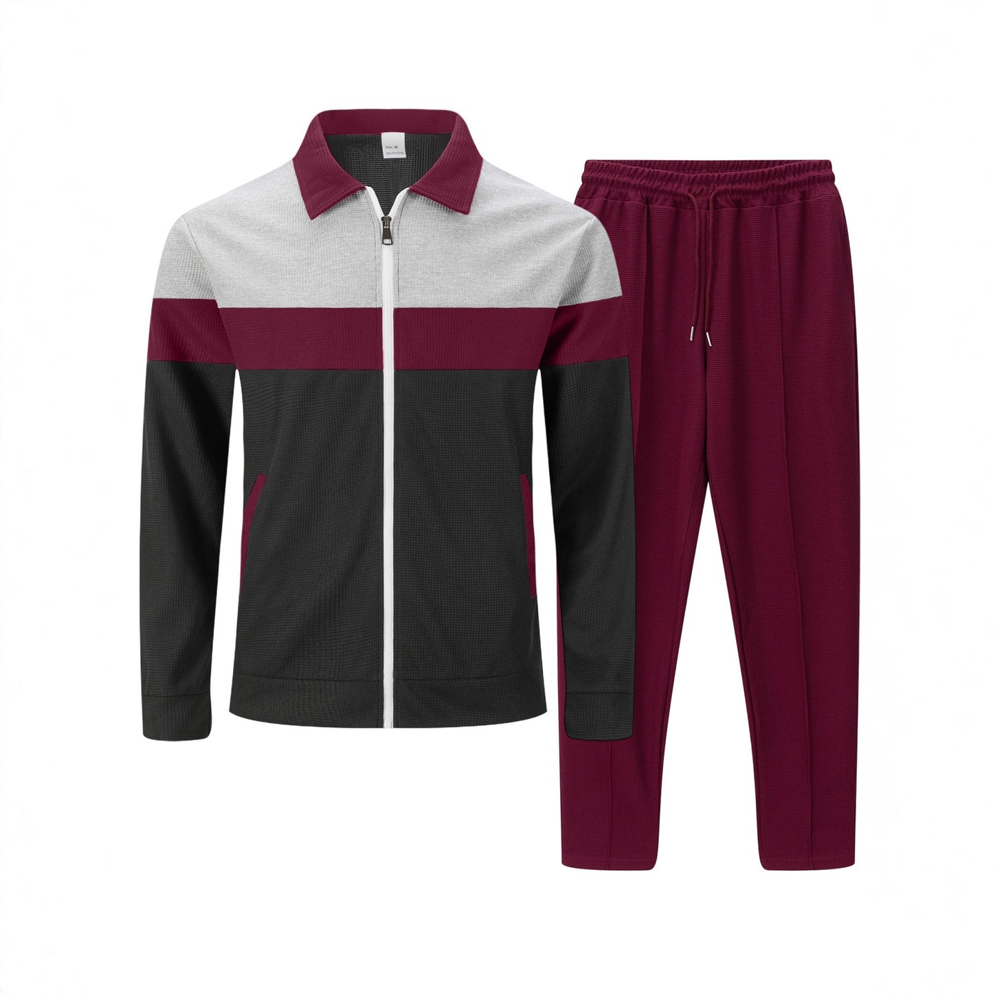 Sport leisure suit for men with a stylish zip-up jacket and comfortable pants Chic und Stil