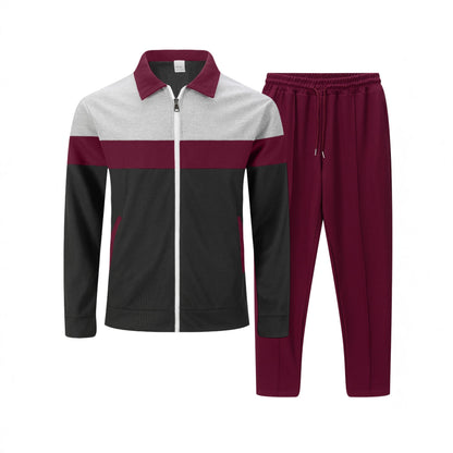Sport leisure suit for men with a stylish zip-up jacket and comfortable pants Chic und Stil
