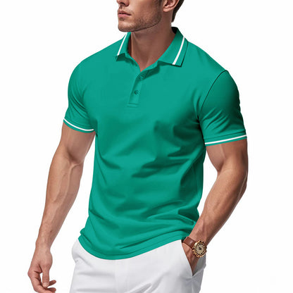 Polo en coton sportif pour dames avec coupe moderne et détails contrastés Chic und Stil