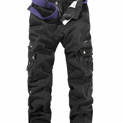 Men's cargo pants with multiple practical pockets and adjustable belt Chic and Style