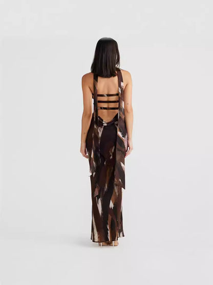 Dames Robe de soirée élégante et ajustée sans bretelles Design Chic und Stil