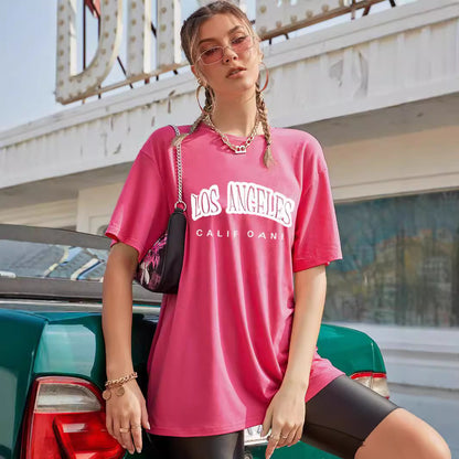 T-shirt oversize pour femmes avec impression graphique tendance et coupe décontractée Chic und Stil