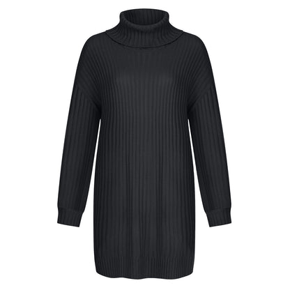 Pull-over à col roulé en grosse maille pour femmes, coupe décontractée Chic und Stil