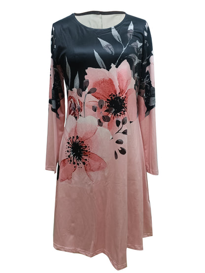 Robe A-ligne pour femmes avec un délicat motif floral Chic und Stil