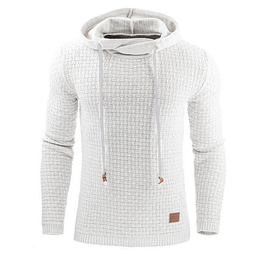 Sweat à capuche pour hommes au design structuré moderne Chic und Stil