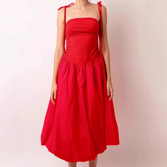 Dames Robe de soirée élégante avec design sans épaule et jupe fluide Chic und Stil