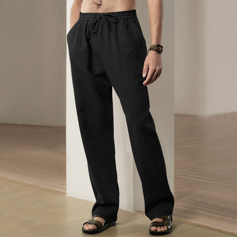 Casual men's pants with elastic waist and practical pockets Chic and Style