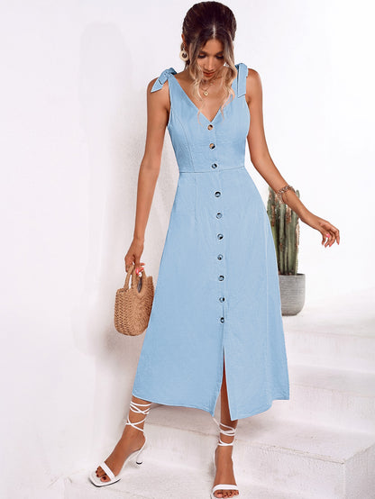 Robe blouse mi-longue pour femmes Chic und Stil