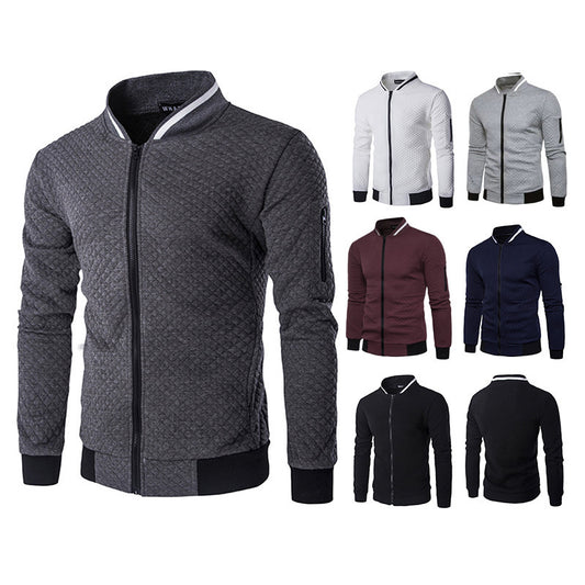 Veste matelassée élégante pour homme avec fermeture éclair intégrale et design structuré Chic und Stil