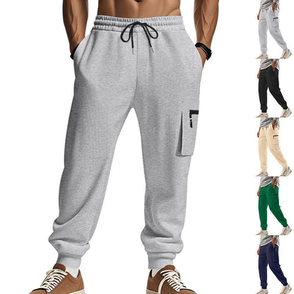 Pantalon d'entraînement cargo pour homme avec taille élastique et poches pratiques Chic und Stil