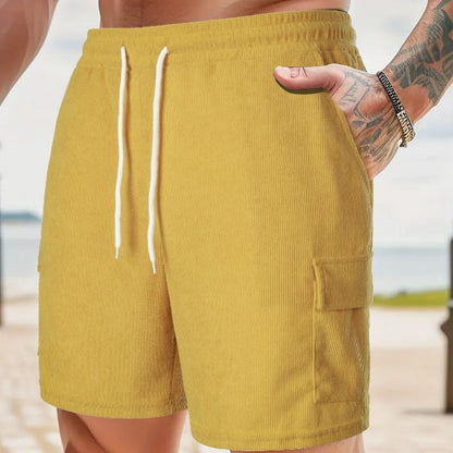 Casual men's pants with practical side pockets and elastic waistband Chic und Stil