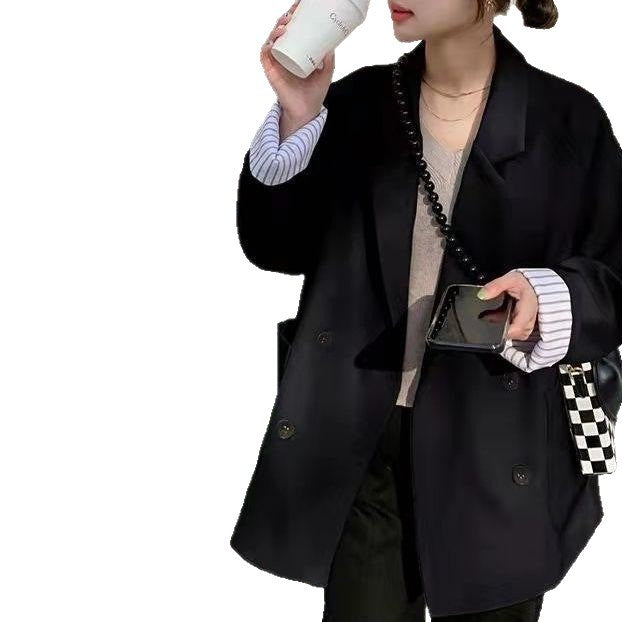 Blazer surdimensionné à détails structurés pour femmes Chic & Stil