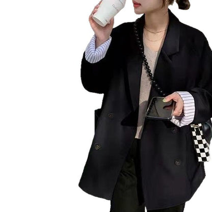 Blazer surdimensionné à détails structurés pour femmes Chic & Stil