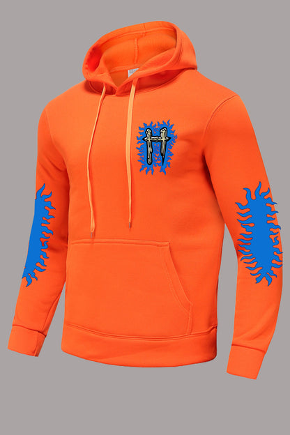 Pull à capuche pour femmes avec impression graphique créative et coupe décontractée Chic und Stil
