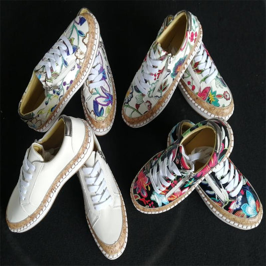 Bottines confortables pour dames avec semelle en liège et fermeture éclair Chic und Stil