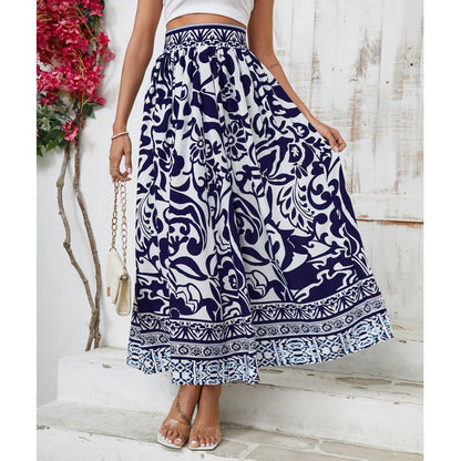 Jupe maxi à fleurs pour femmes Chic und Stil