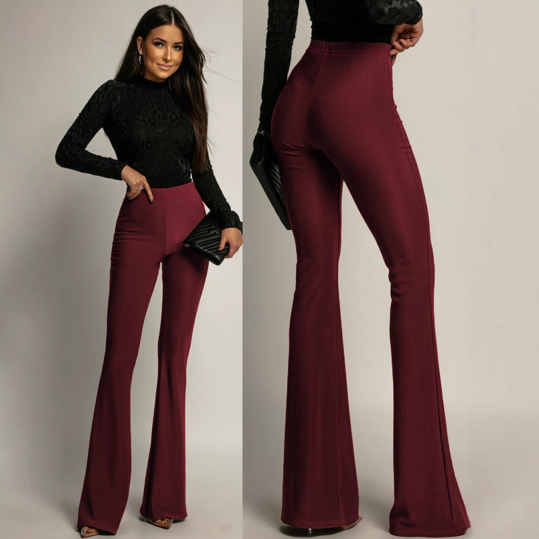 High-waisted flared pants for ladies Chic und Stil