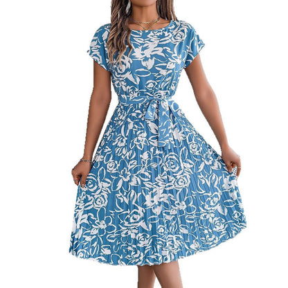 Robe A-ligne pour femmes avec détail en noeud Chic und Stil