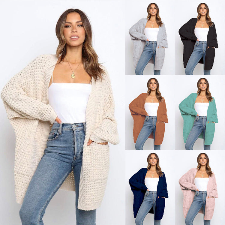 Veste en maille épaisse pour femmes avec coupe décontractée et poches pratiques Chic und Stil