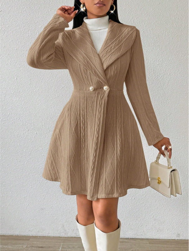 Dames Élégante et confortable cardigan taille haute Chic und Stil