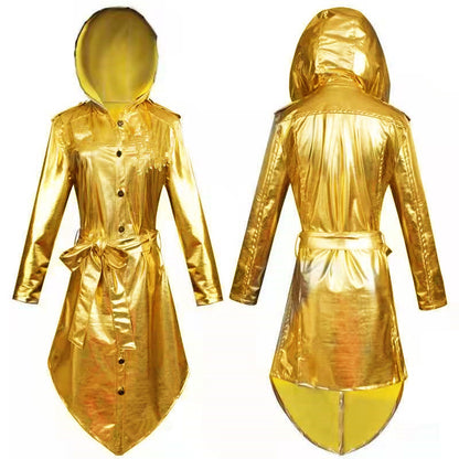 Dames Brillante Cape Town Veste avec Capuche et Ceinture Ajustable Chic und Stil