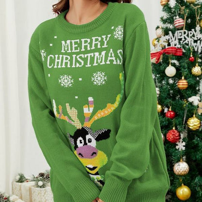 Pull de Noël pour femmes avec motif amusant et coupe confortable Chic und Stil