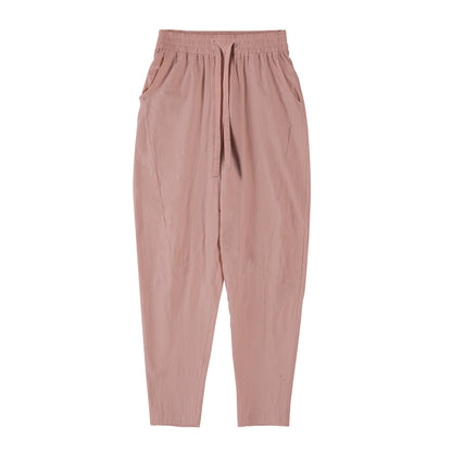 Light casual pants for men with elastic waist and practical side pockets Chic and Style