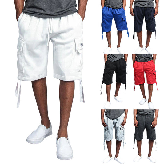 Shorts cargo pour hommes avec plusieurs poches pratiques et une taille élastique Chic und Stil