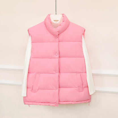 Dames gilet matelassé avec col montant et poches pratiques Chic und Stil 1759841789