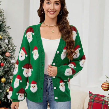 Dame cardigan en tricot de Noël Chic und Stil