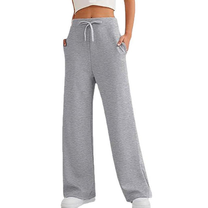 Loose women's leisure pants with elastic waist and practical pockets Chic and Style