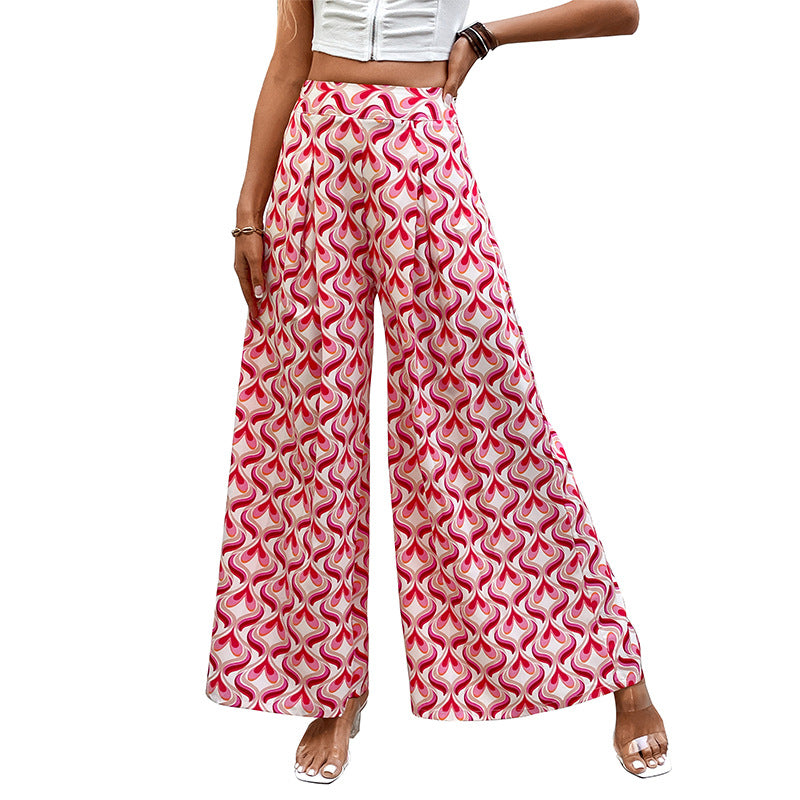 Pantalons à motif flare pour femmes Chic und Stil