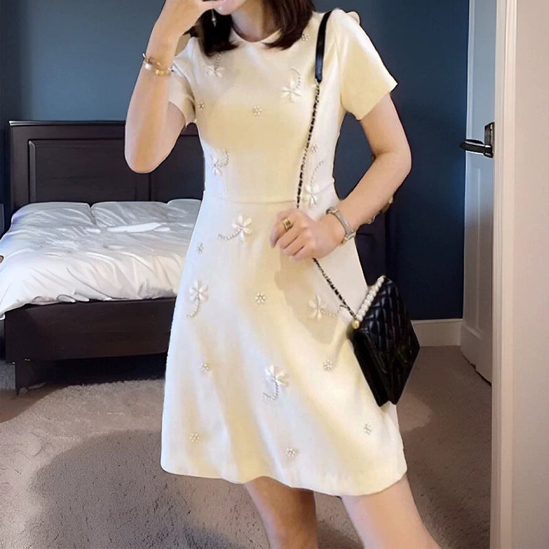 Robe A-Ligne Brodée pour Femmes Chic und Stil