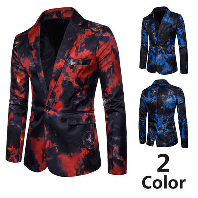 Blazer élégant pour hommes avec dégradé de couleurs artistique Chic und Stil