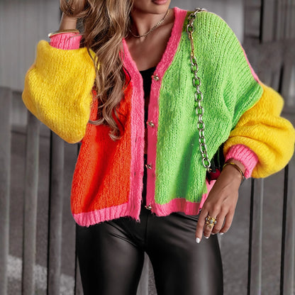Dames Cardigan en tricot dégradé tendance Chic und Stil