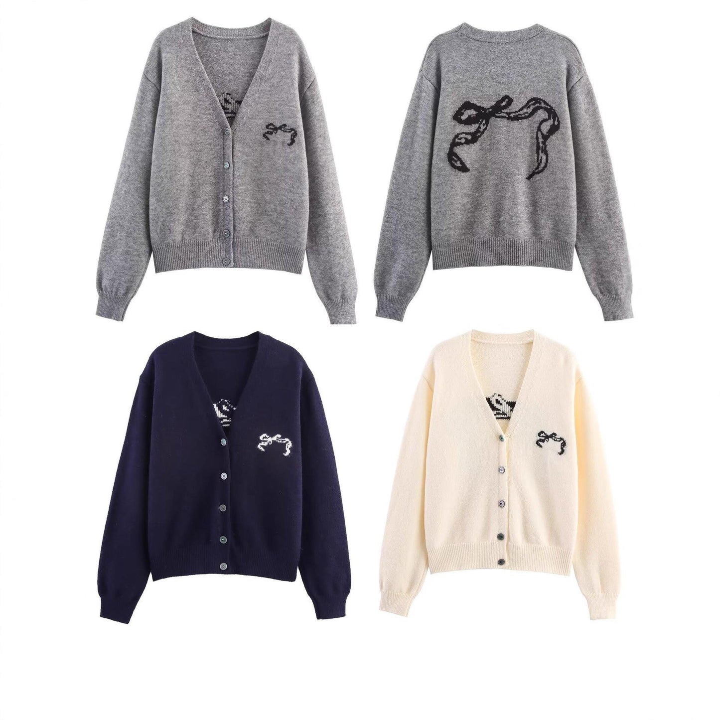 Knit jacket for women with decorative button details and high-quality material Chic and Style