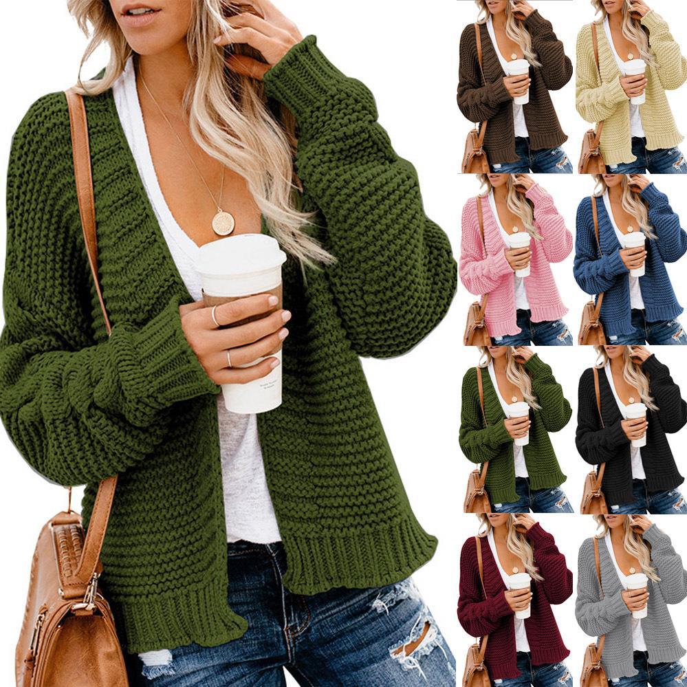 Cardigan en maille épaisse pour femmes avec coupe décontractée et poches profondes Chic und Stil