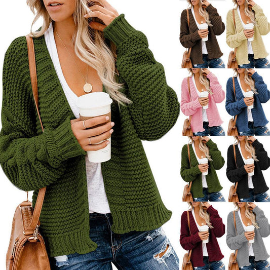 Cardigan en maille épaisse pour femmes avec coupe décontractée et poches profondes Chic und Stil