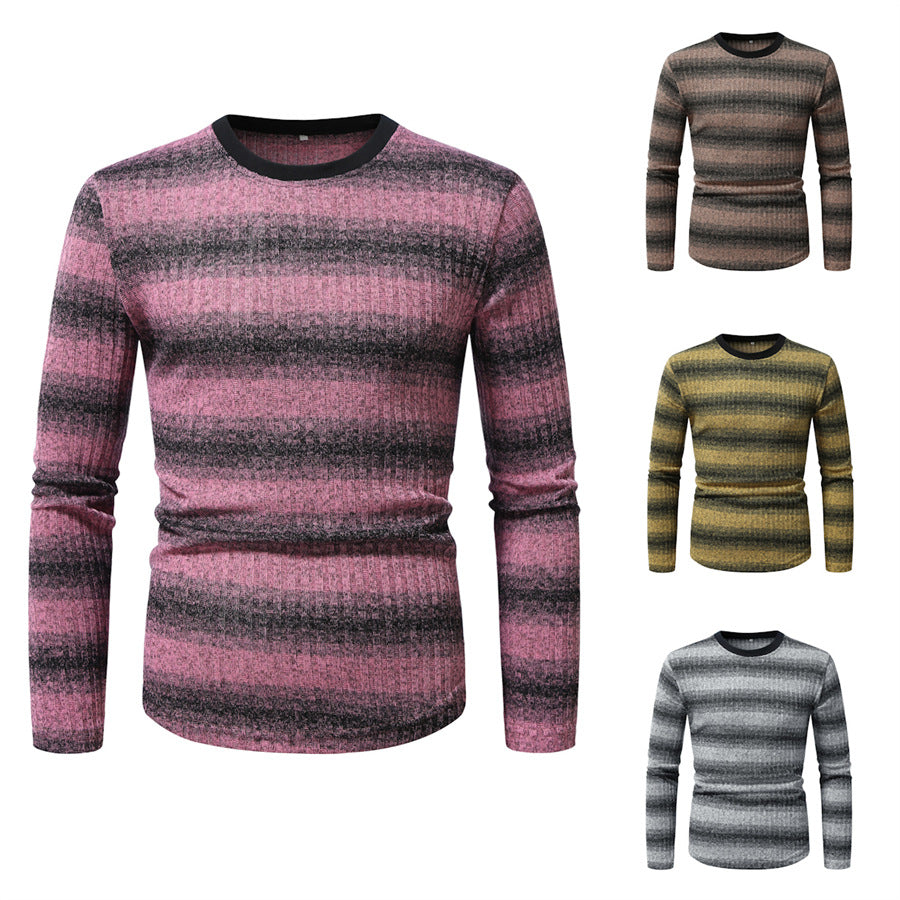 Chemise à manches longues pour hommes avec motif structuré moderne Chic und Stil