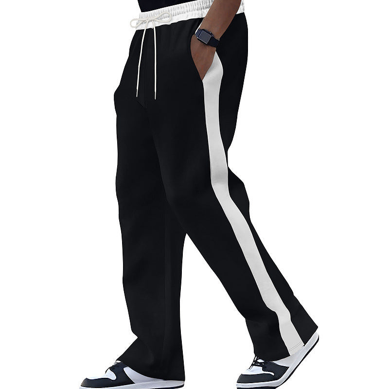 Men's sports pants with contrasting stripes Chic and Style