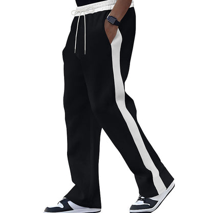 Men's sports pants with contrasting stripes Chic and Style