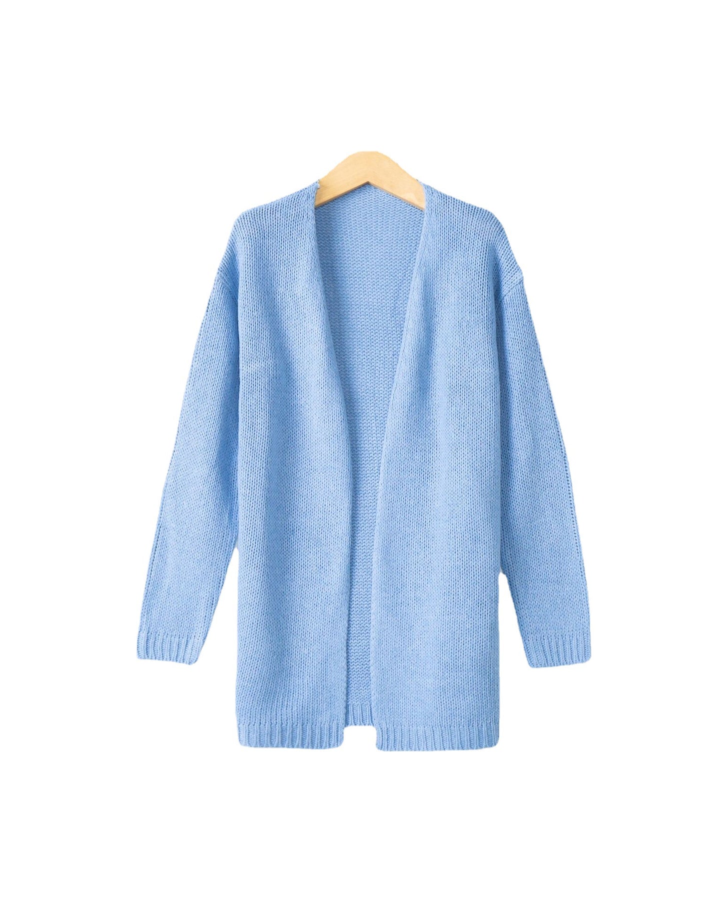 Dames Gilet ouvert en tricot avec coupe décontractée et poches Chic und Stil