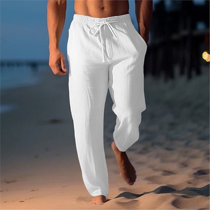 Breathable beach pants for men with adjustable belt Chic and Style