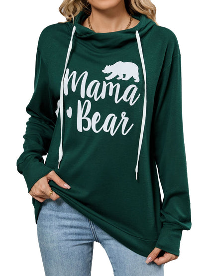 Pull à capuche décontracté pour femmes avec design estampillé Chic und Stil